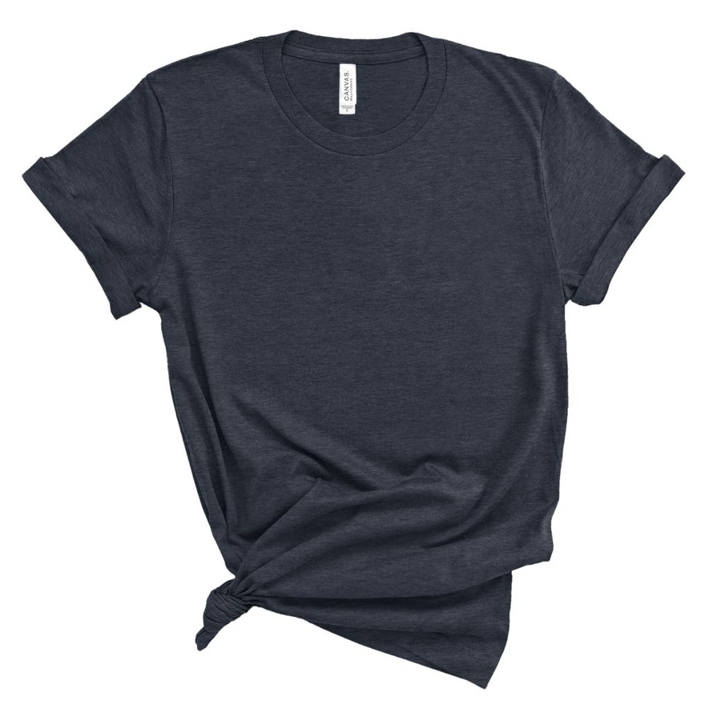 Bella+Canvas Heather Navy Unisex Shirt